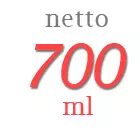 Berat netto minyak goreng 700ml
