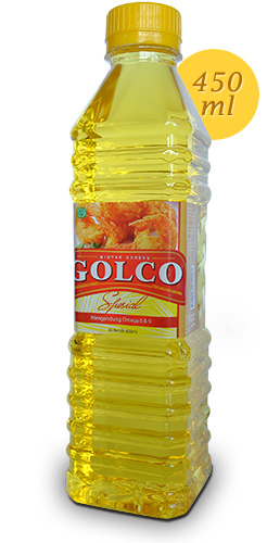 Minyak goreng sehat Golco Spesial kemasan botol 450ml